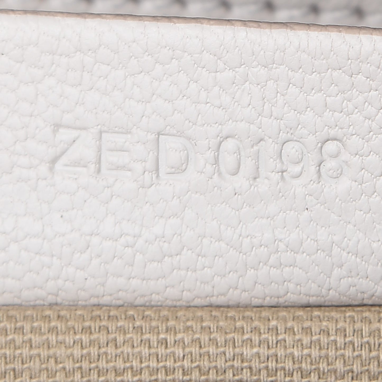 Sugar Goatskin Mini Antigona White