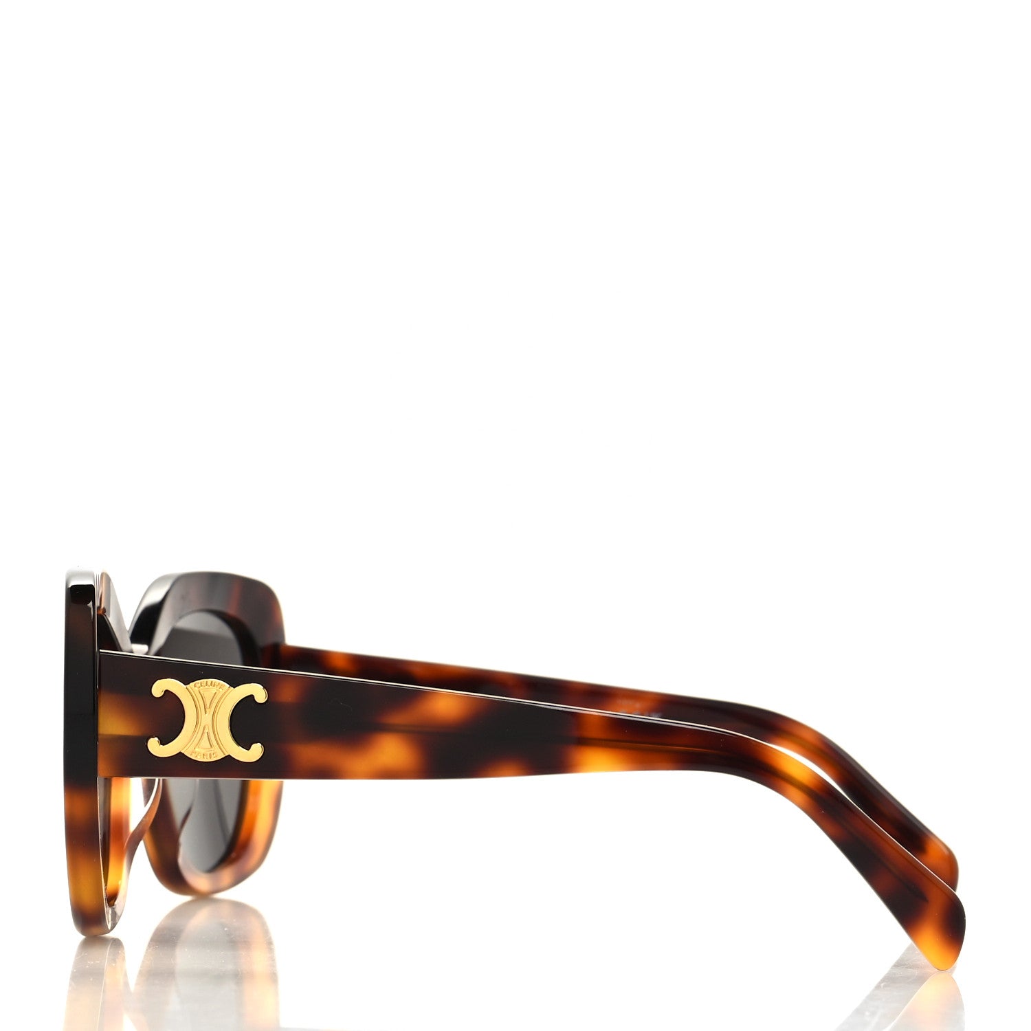 Celine Acetate Triomphe 06 Sunglasses CL40226U Gradient Havana 3 of 7