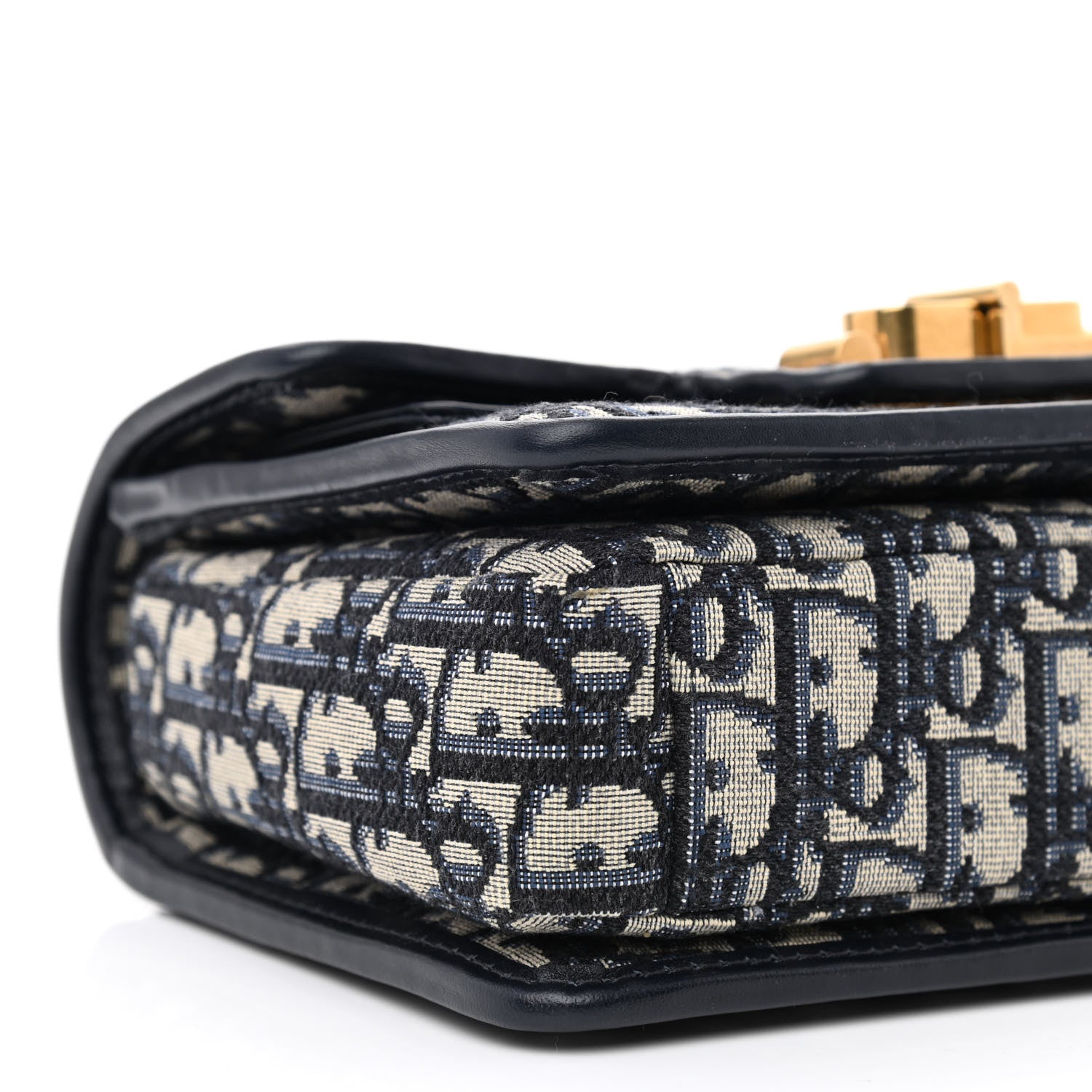 Christian Dior Oblique CD Lock Chain Flap Blue 10 of 11