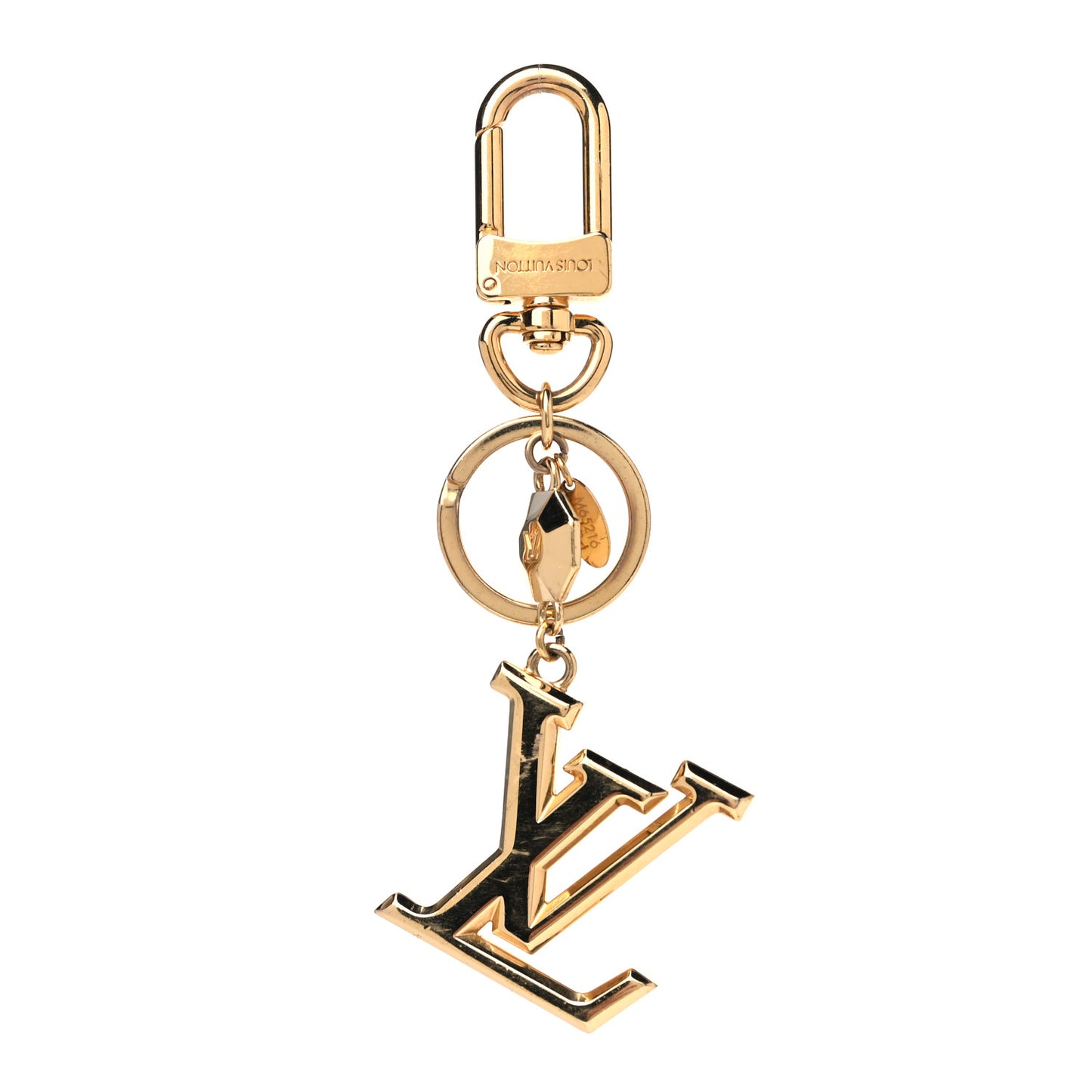 LV Facettes Bag Charm Key Holder Gold
