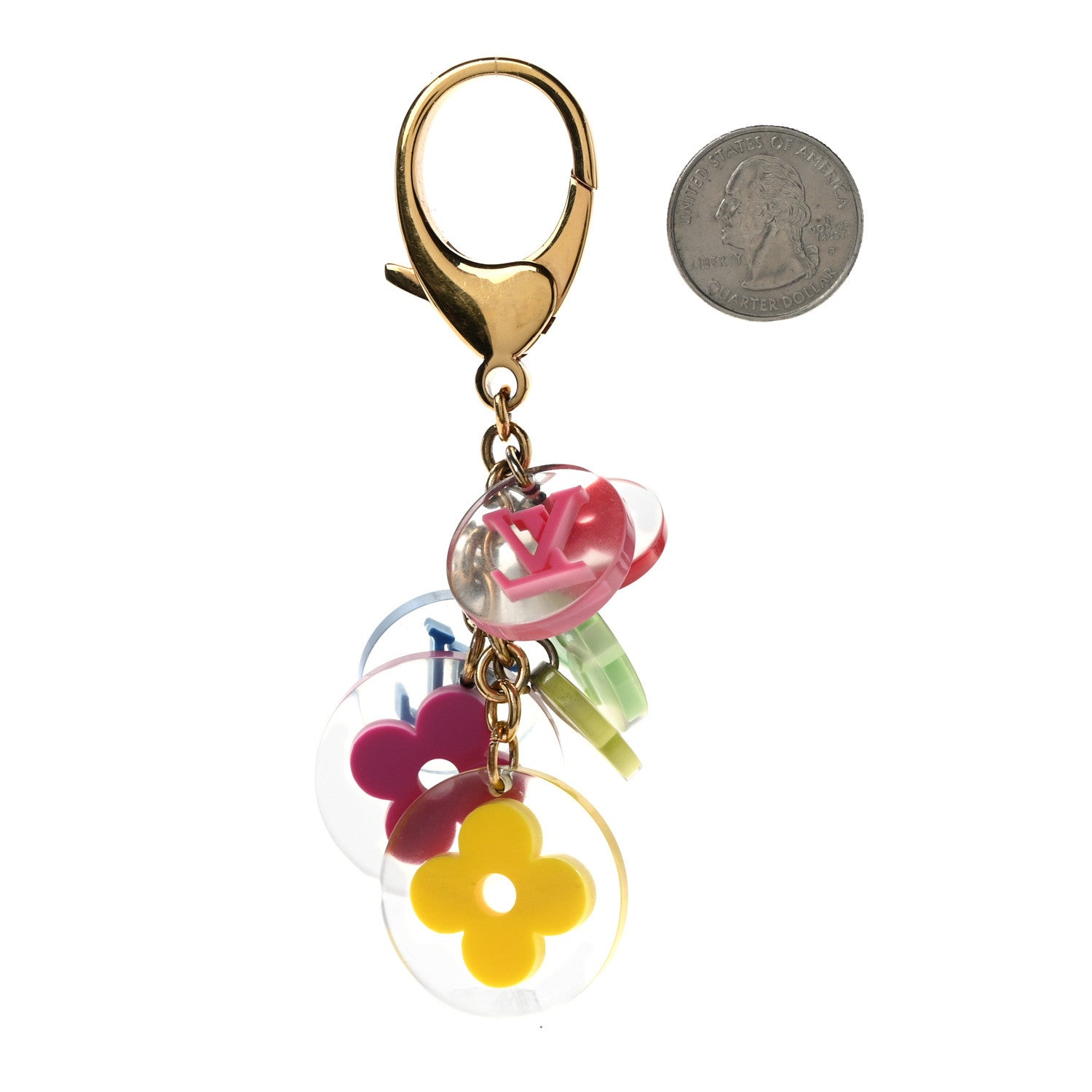 Louis Vuitton Resin Candy Fleurs Bag Charm Multicolor 2 of 3