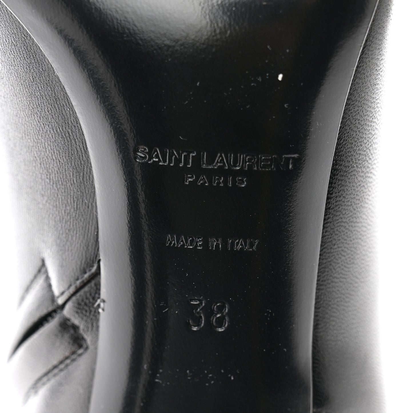 Nappa Vendome Loulou Ankle Zip Boot 38 Black