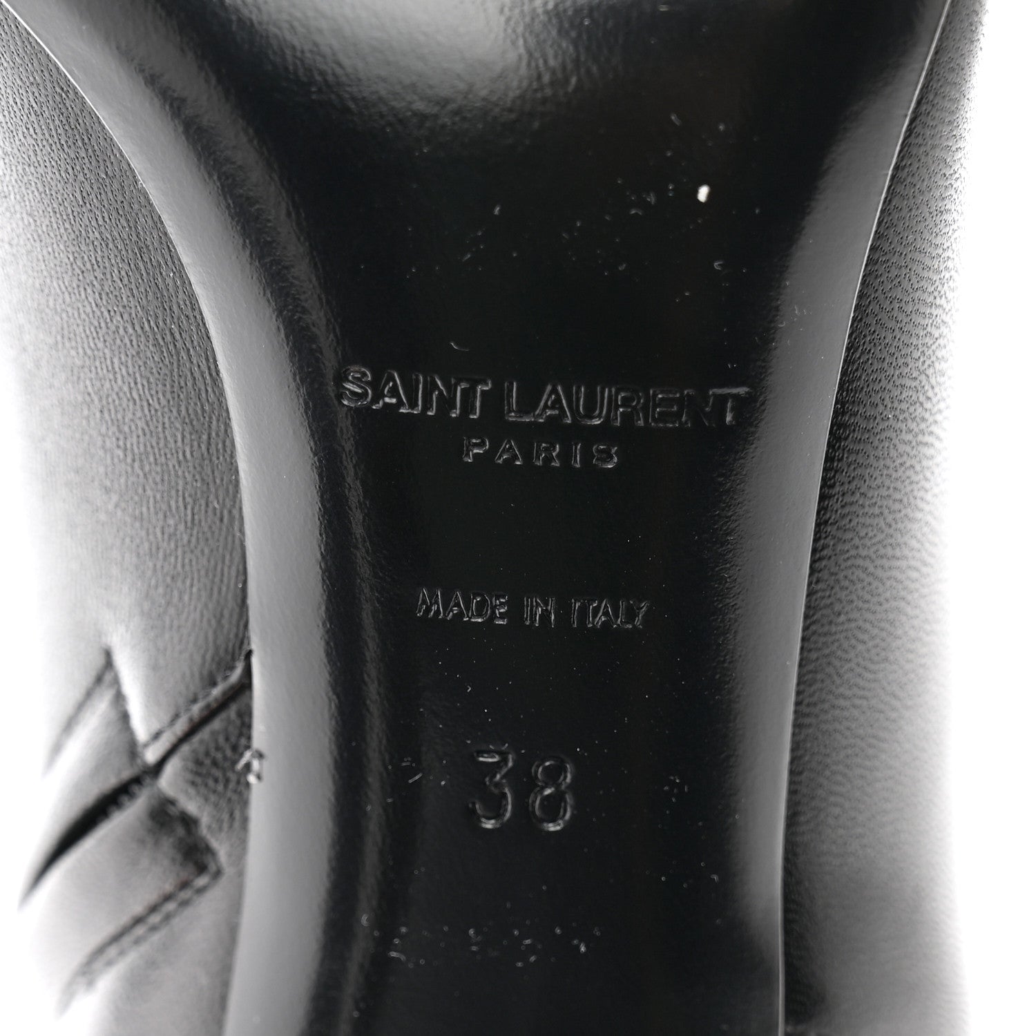 Saint Laurent Nappa Vendome Loulou Ankle Zip Boot 38 Black 7 of 10