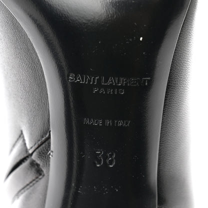 Saint Laurent Nappa Vendome Loulou Ankle Zip Boot 38 Black 7 of 10