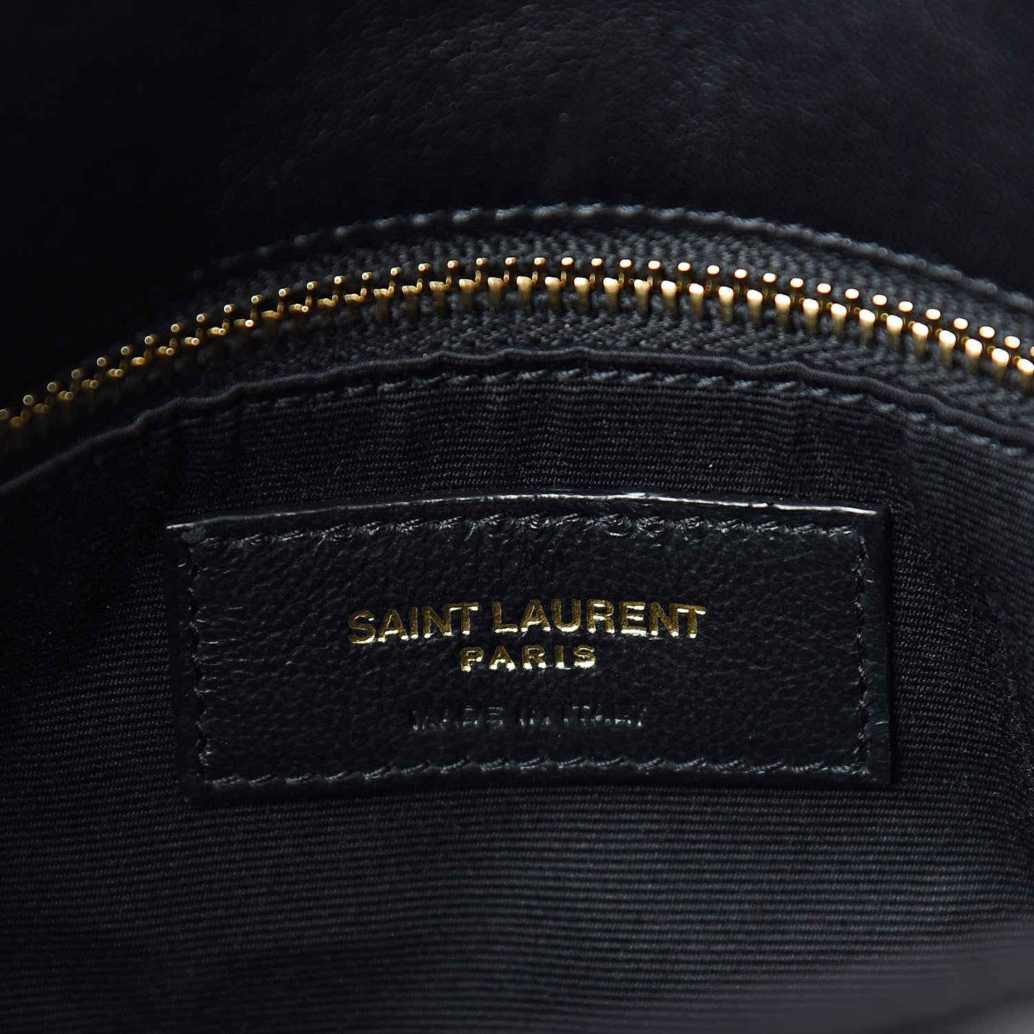 Saint Laurent Lambskin Quilted Small Loulou Puffer Monogram Chain Satchel Black 6 of 12