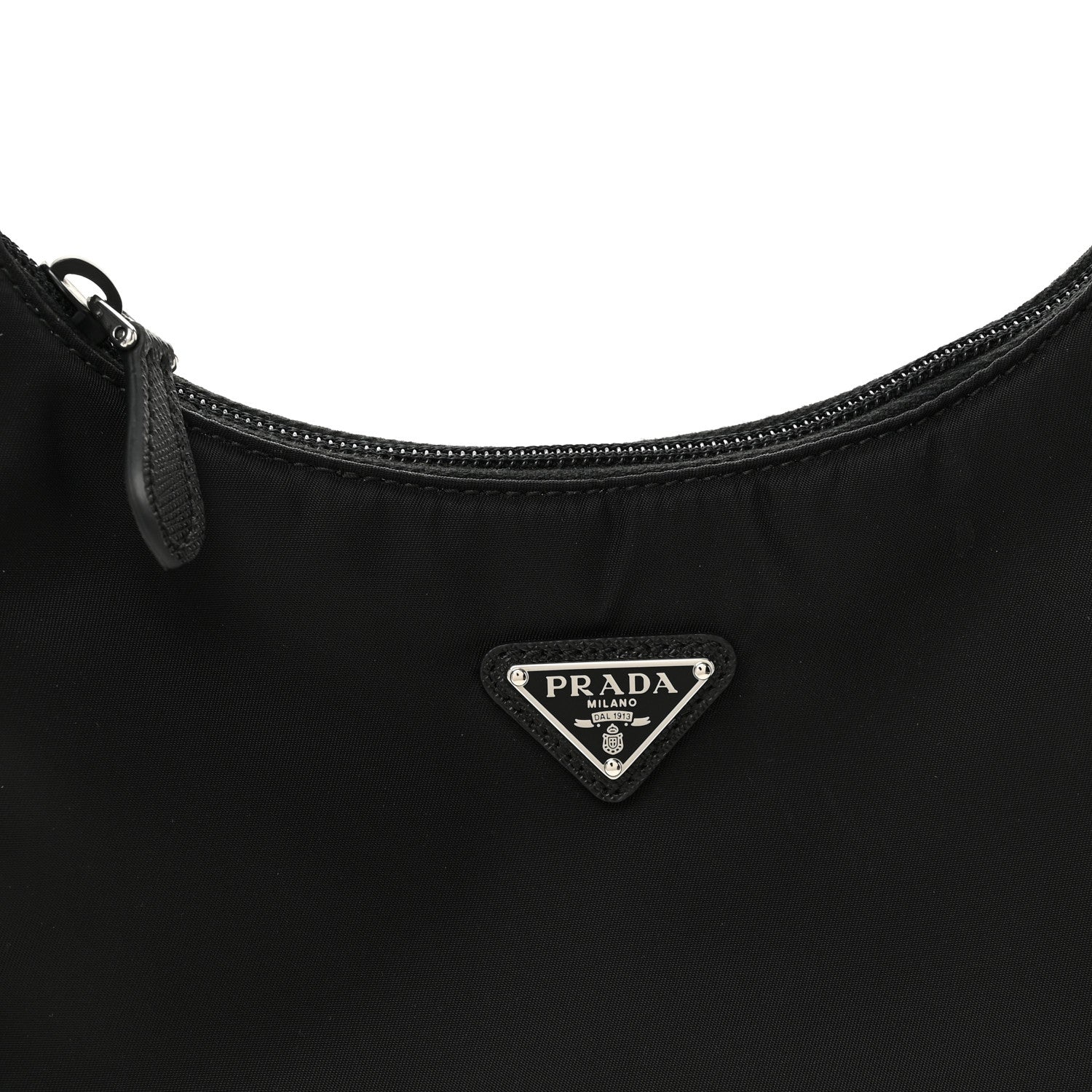 Prada Tessuto Nylon Mini Re-Edition 2000 Bag Black 8 of 10