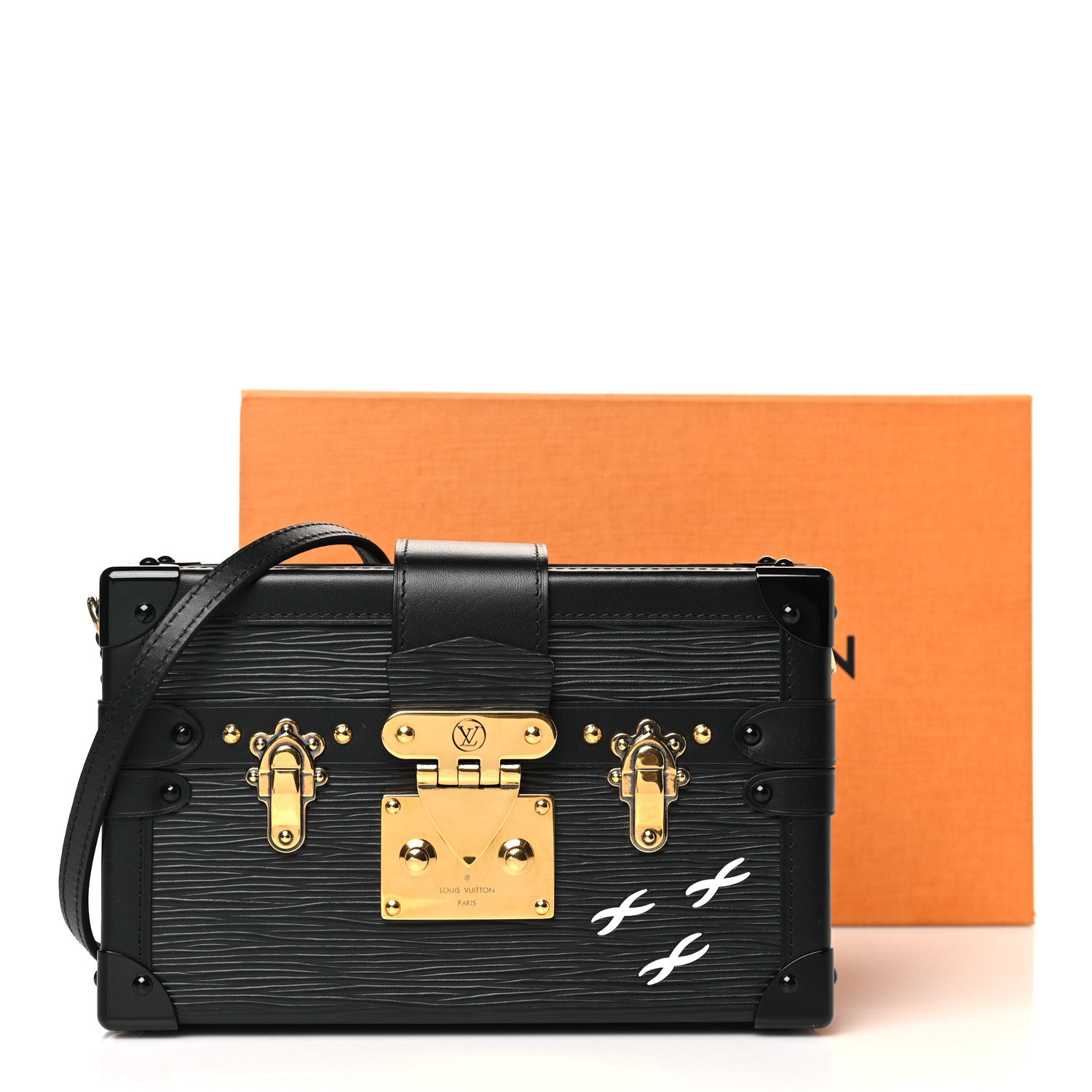 Louis Vuitton Epi Petite Malle Black 10 of 10