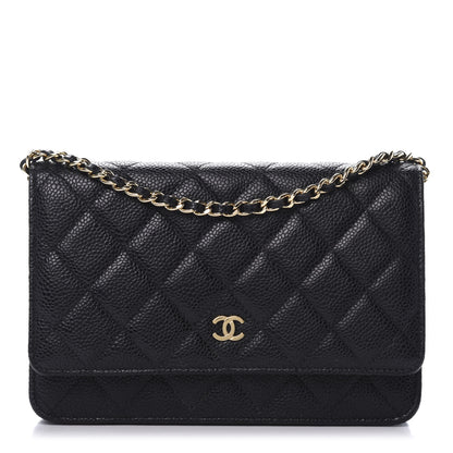 Chanel Caviar Quilted Wallet On Chain WOC Black 1 of 11