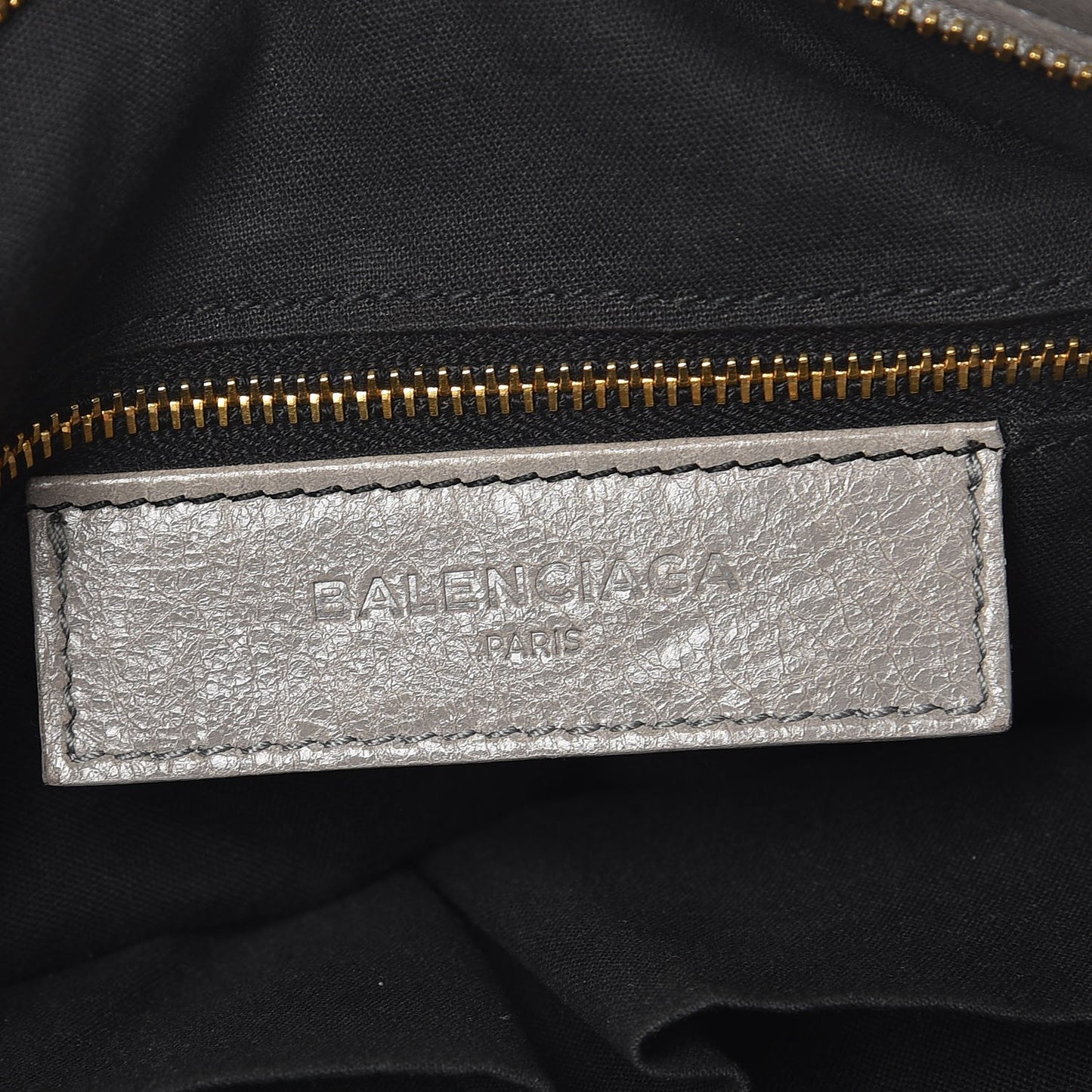 Agneau Giant 12 Gold Hardware Velo Gris Pyrite