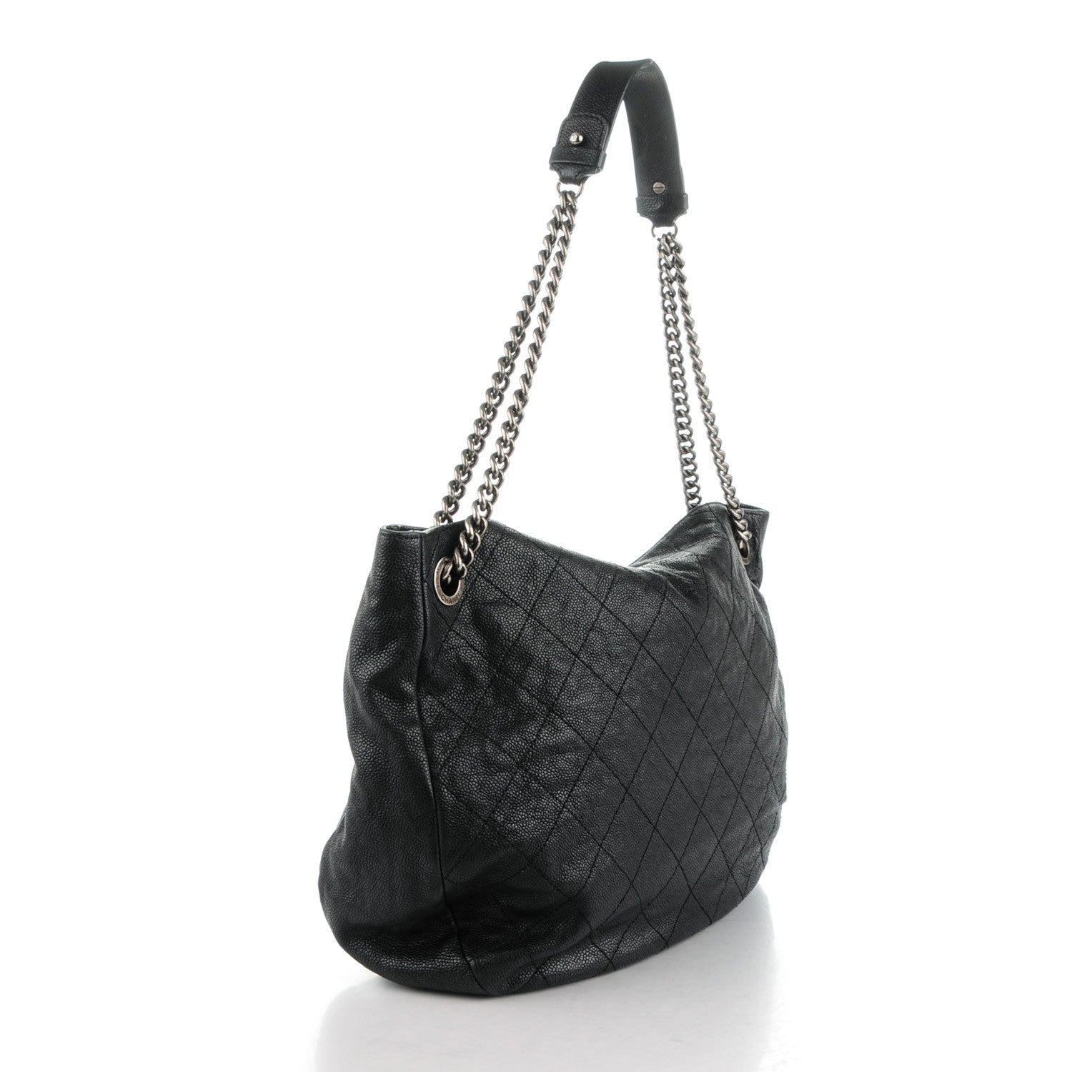 Chanel Caviar Quilted Simply CC Hobo Black 3 of 10