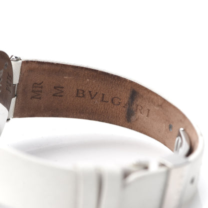 Bulgari Stainless Steel Calfskin Diamond Mother of Pearl 30mm B.zero1 Floral Quartz Watch 5 of 6