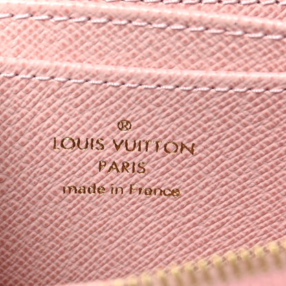 Louis Vuitton Damier Azur Zippy Coin Purse Rose Ballerine 6 of 7