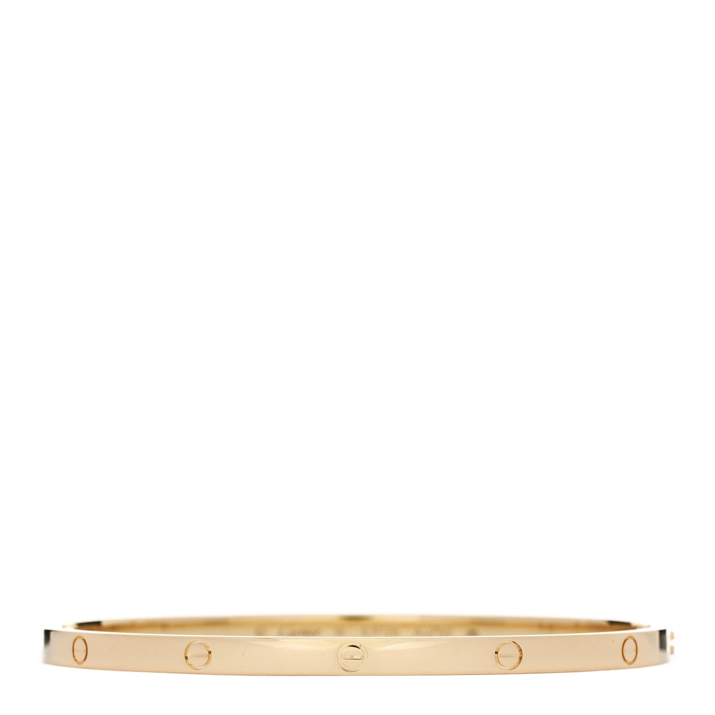 18K Yellow Gold Small LOVE Bracelet 18