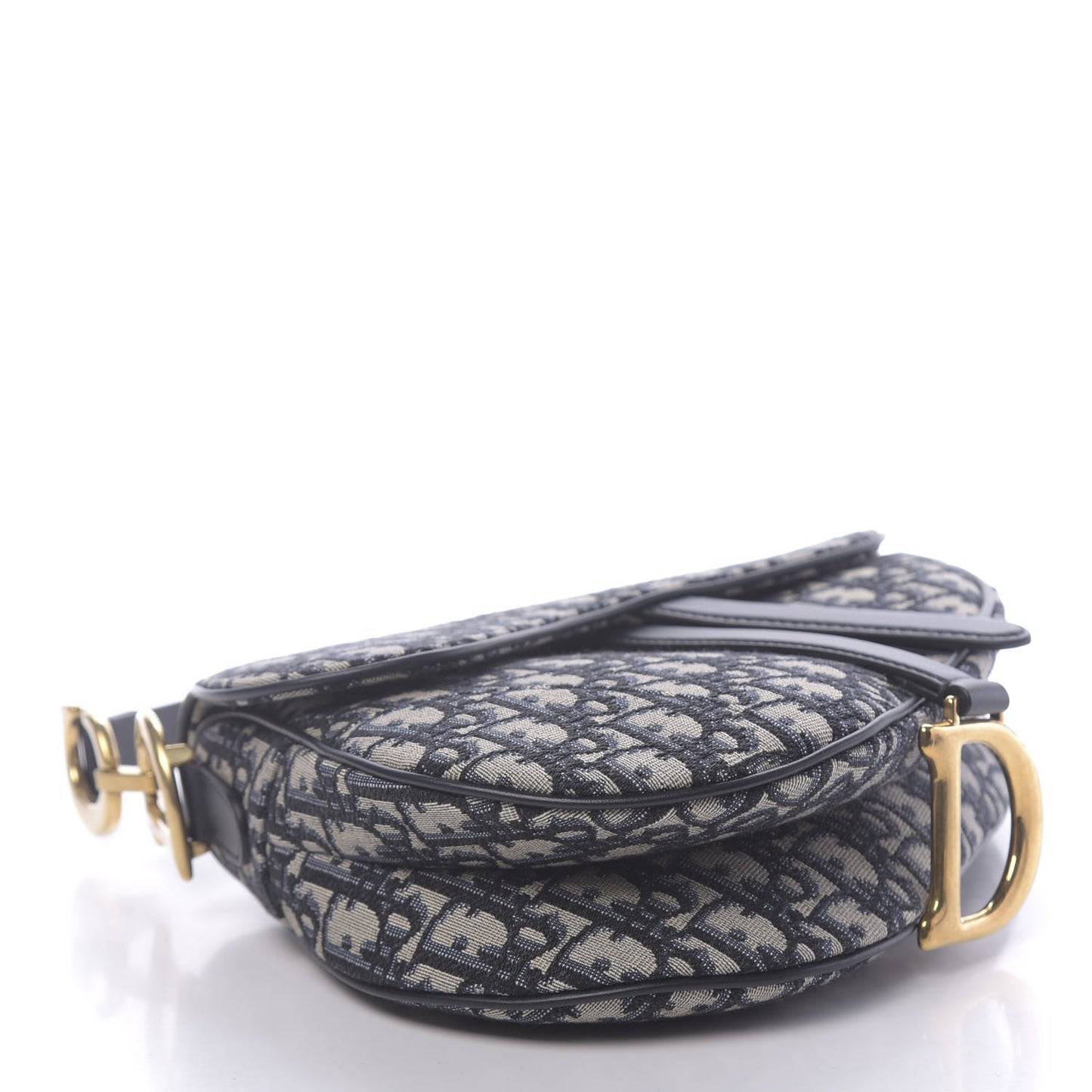 Oblique Saddle Bag Blue