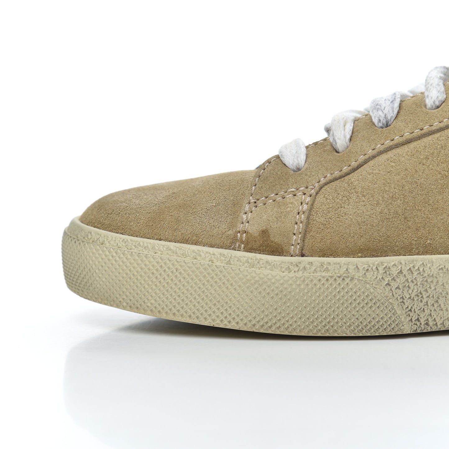 Distressed Suede Womens Court Classic Sneakers 38 Desert