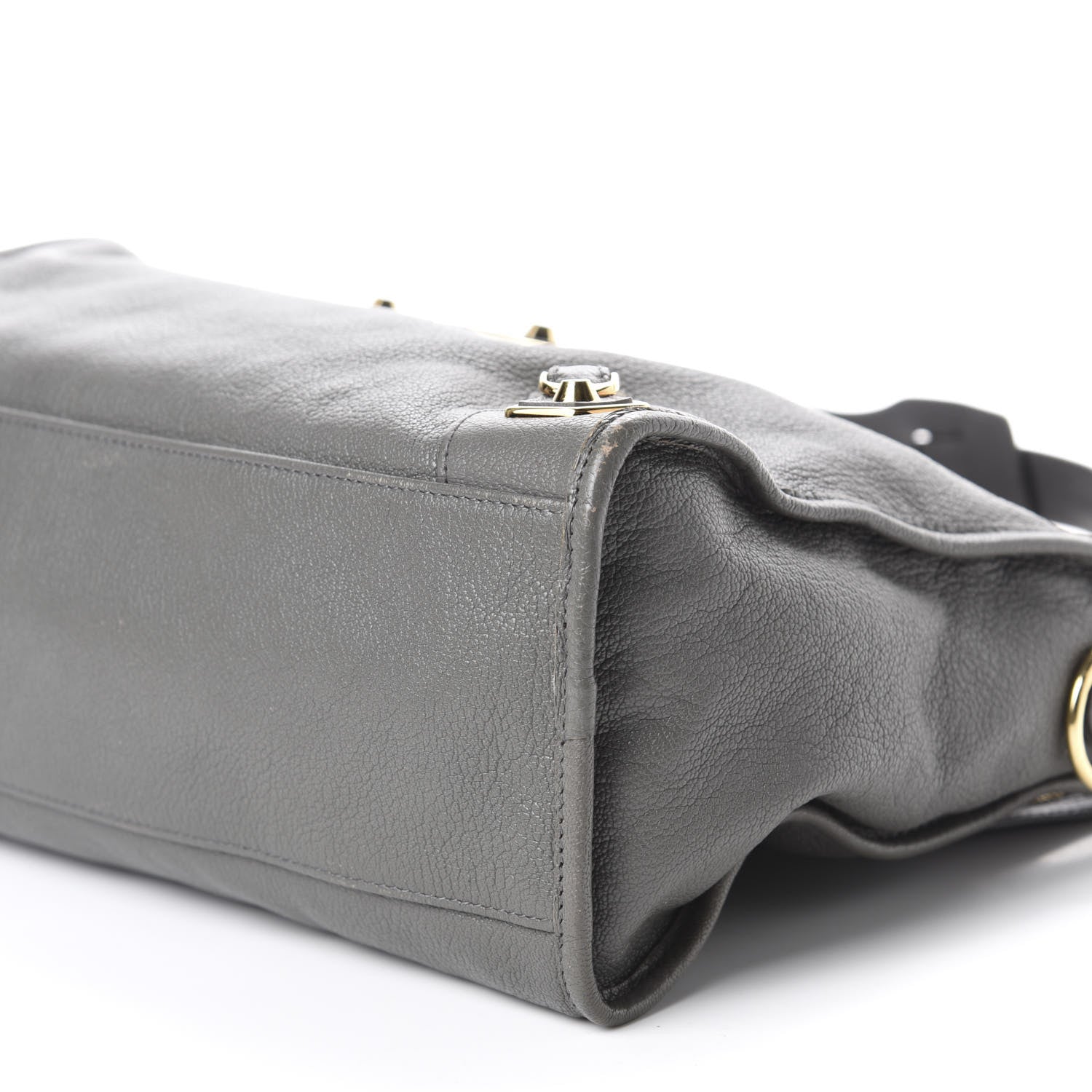 Balenciaga Chevre Gold Metallic Edge Hardware City Gris Acier 7 of 15