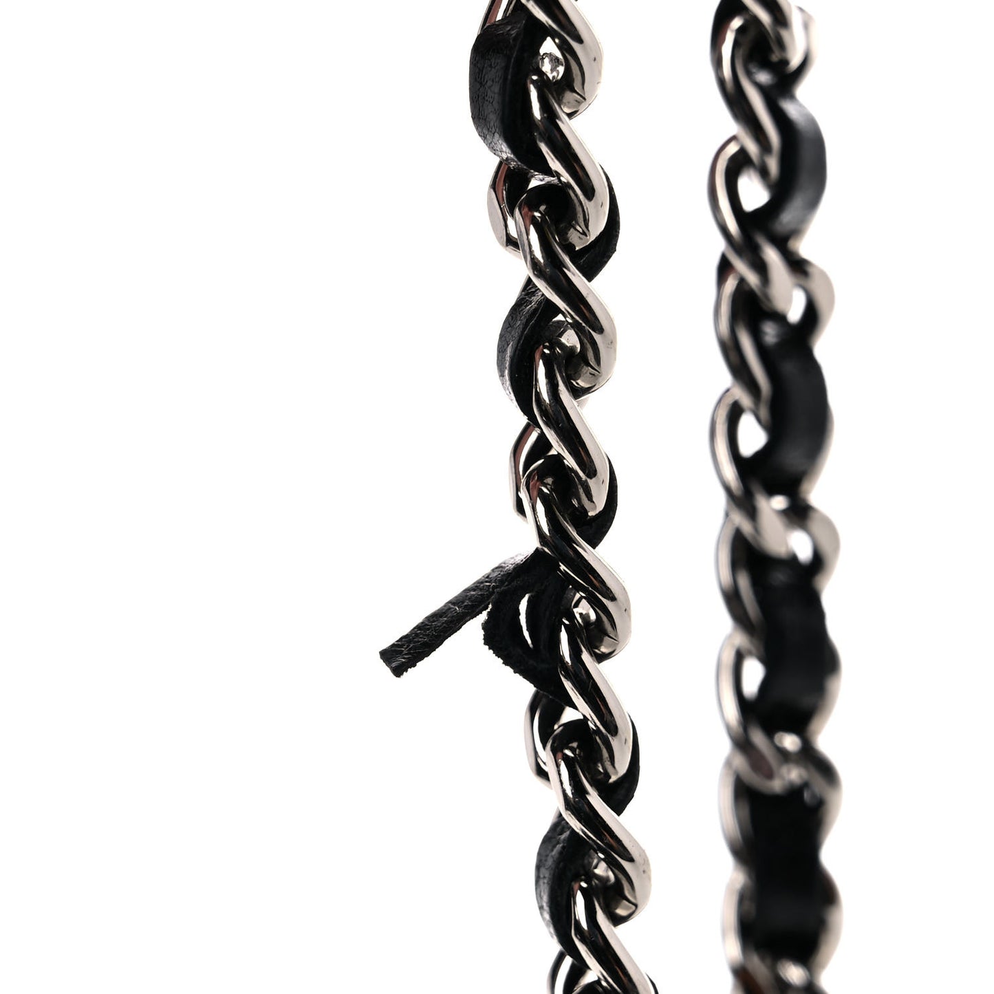 Lambskin Diamond Stitched Wallet On Chain WOC Black