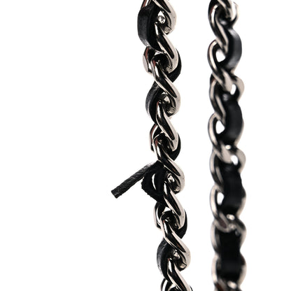 Chanel Lambskin Diamond Stitched Wallet On Chain WOC Black 21 of 23