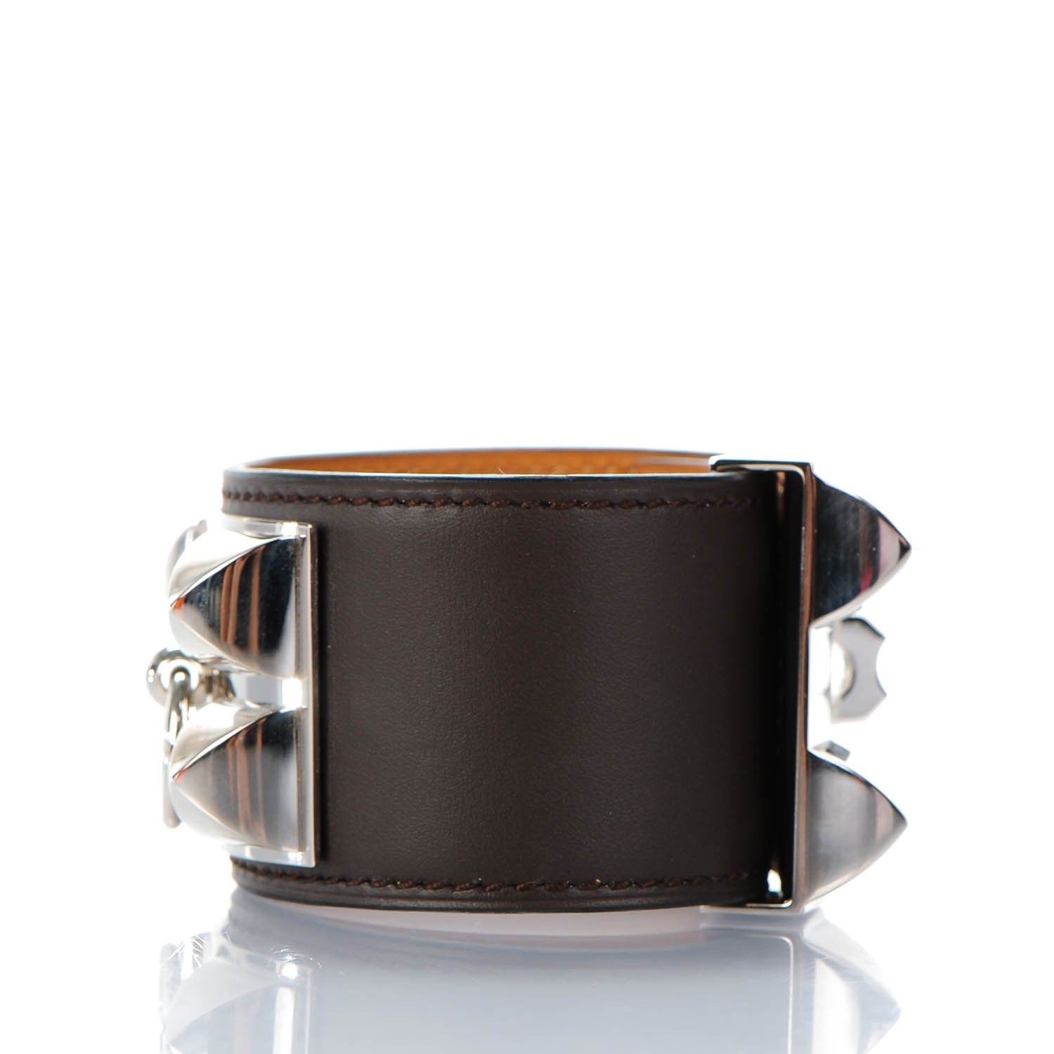 Hermes Chamonix Collier De Chien CDC Bracelet S Chocolate 4 of 8