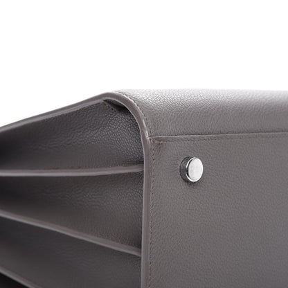 Saint Laurent Grained Calfskin Small Sac De Jour Fog 11 of 16
