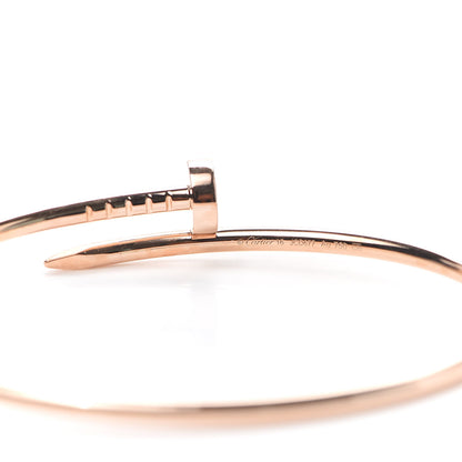 Cartier 18K Pink Gold Small Juste Un Clou Bracelet 16 4 of 5