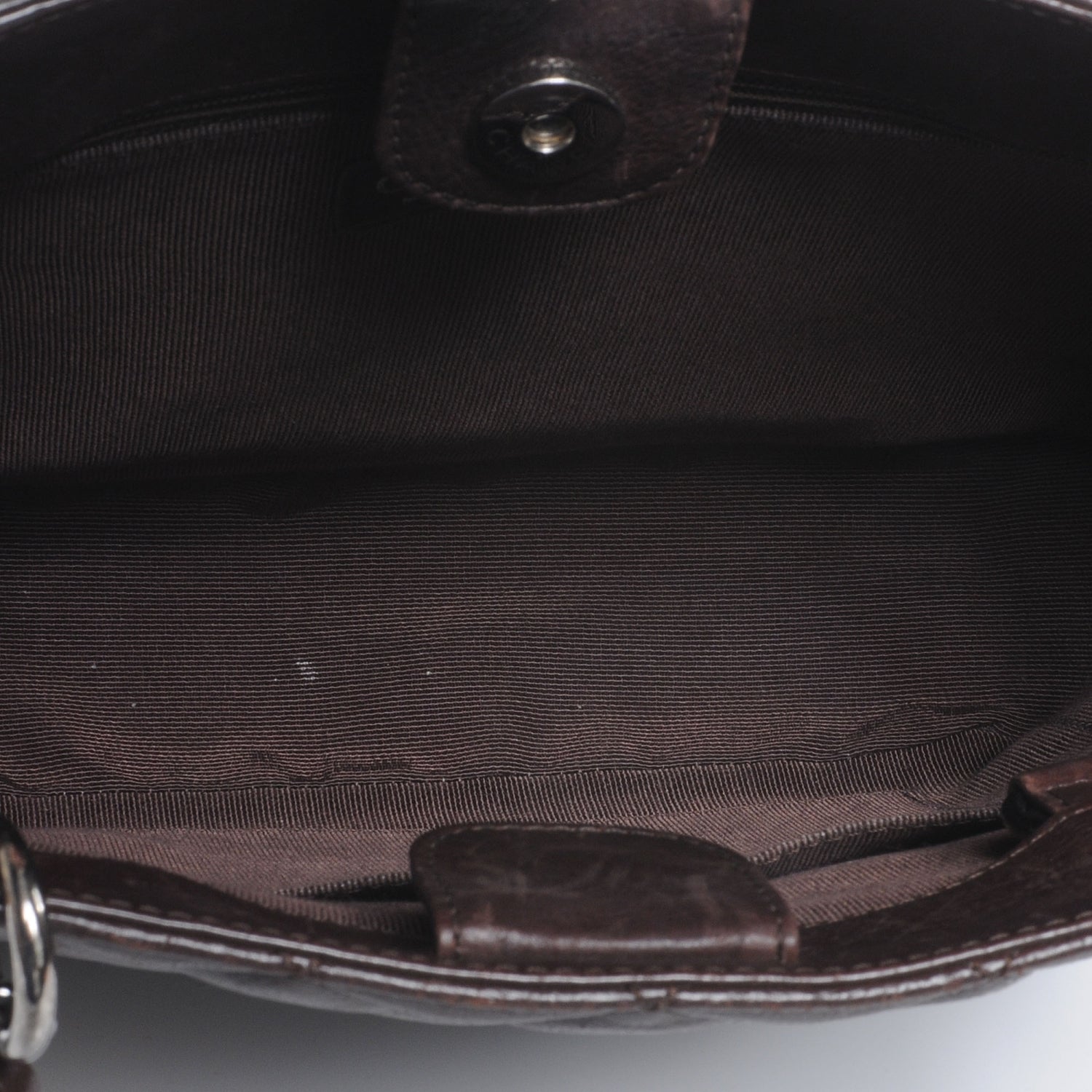 Chanel Calfskin Petit Shopping Tote PST Dark Brown 5 of 8