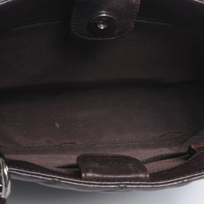 Chanel Calfskin Petit Shopping Tote PST Dark Brown 5 of 8