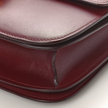 Celine Box Calfskin Medium Classic Box Flap Bag Burgundy 7 of 7