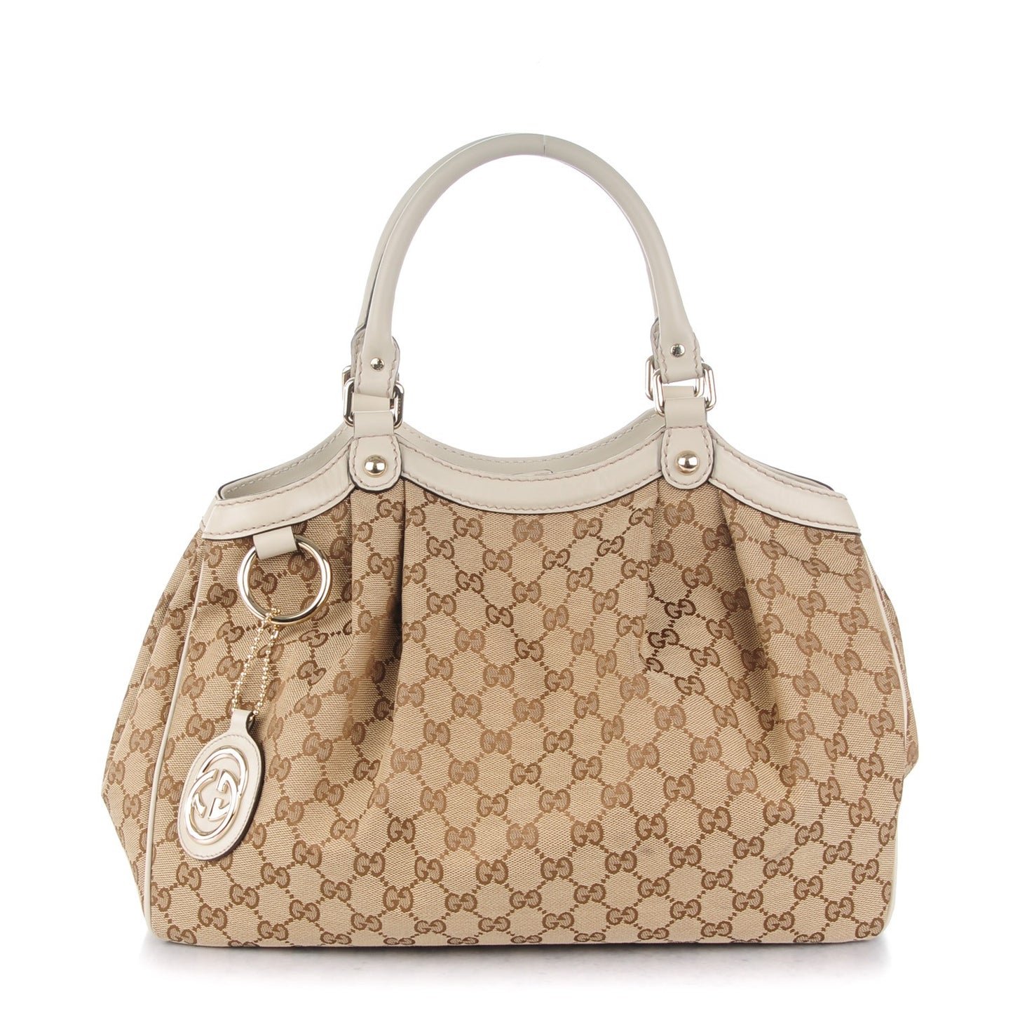 Monogram Medium Sukey Tote Off White