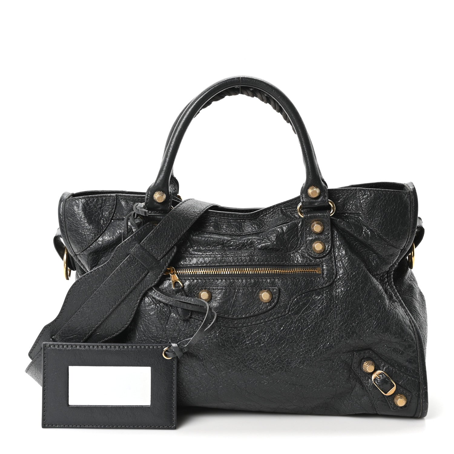 Balenciaga Agneau Giant 12 Gold Hardware City Anthracite 3 of 11