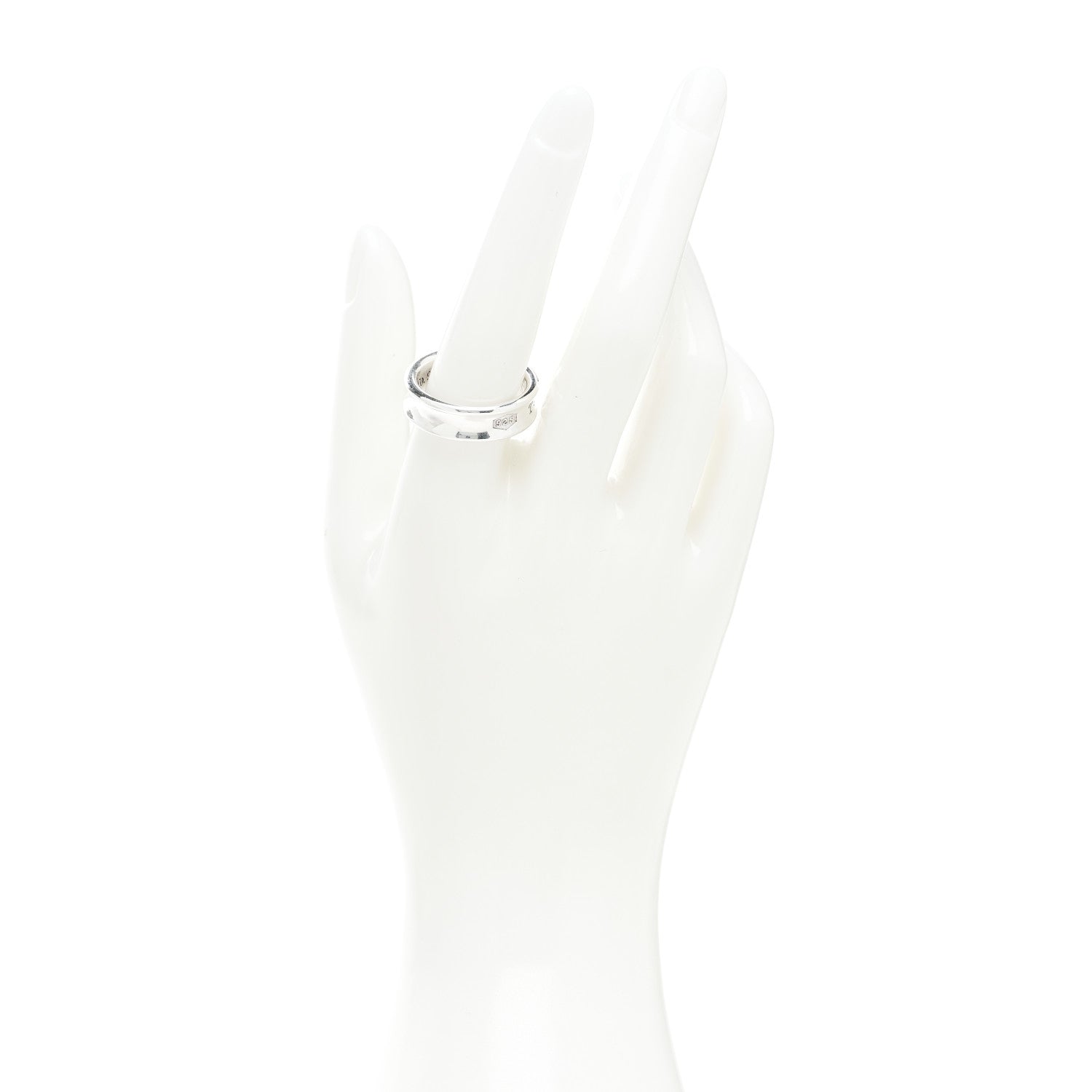 Tiffany Sterling Silver 1837 Band Ring 59 8.75 2 of 6