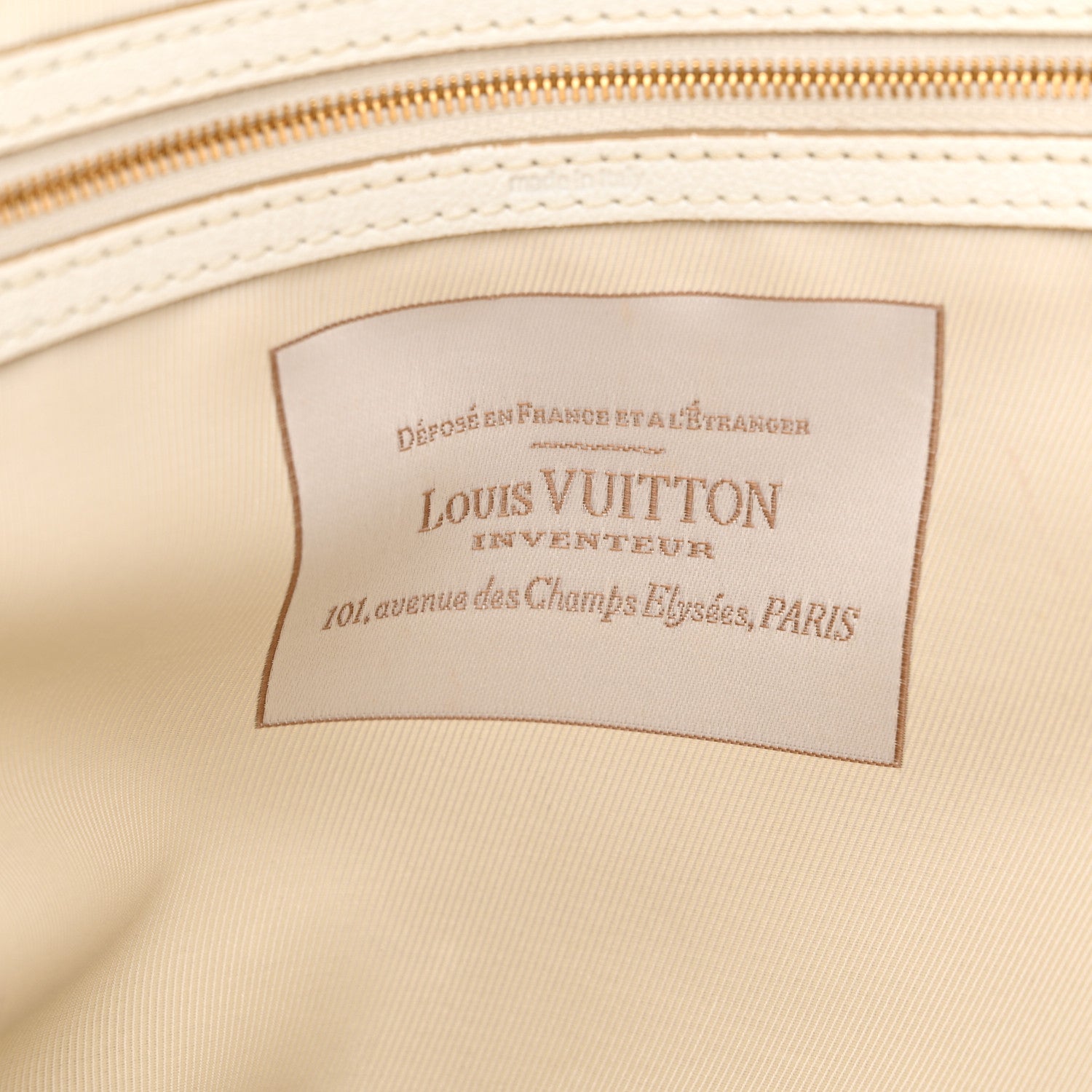 Louis Vuitton Monogram Sabbia Cabas GM White 6 of 15