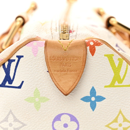 Louis Vuitton Monogram Multicolor Speedy 30 White 6 of 16