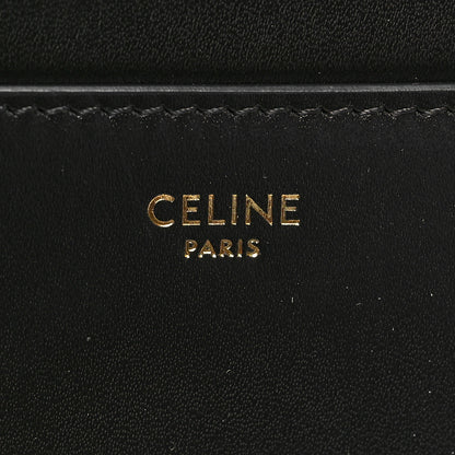 Celine Satinated Calfskin Small 16 Top Handle Bag Black 7 of 11