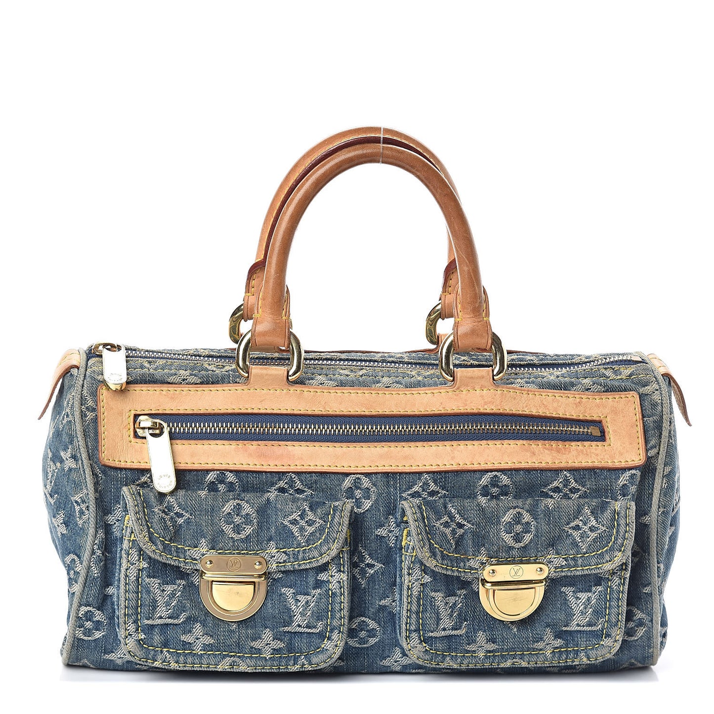 Monogram Denim Neo Speedy Blue