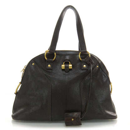 Saint Laurent Leather Large Muse Brown 1 of 7