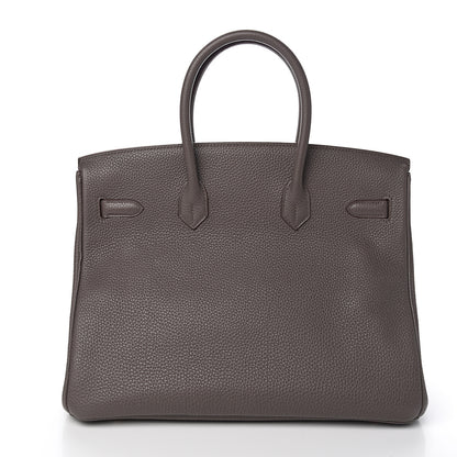 Hermes Togo Birkin 35 Etain 3 of 32