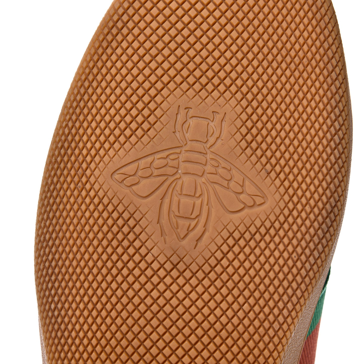 X DAPPER DAN Calfskin Suede GG Micro Monogram G74 Sneakers 39.5 Emerald Mystic White