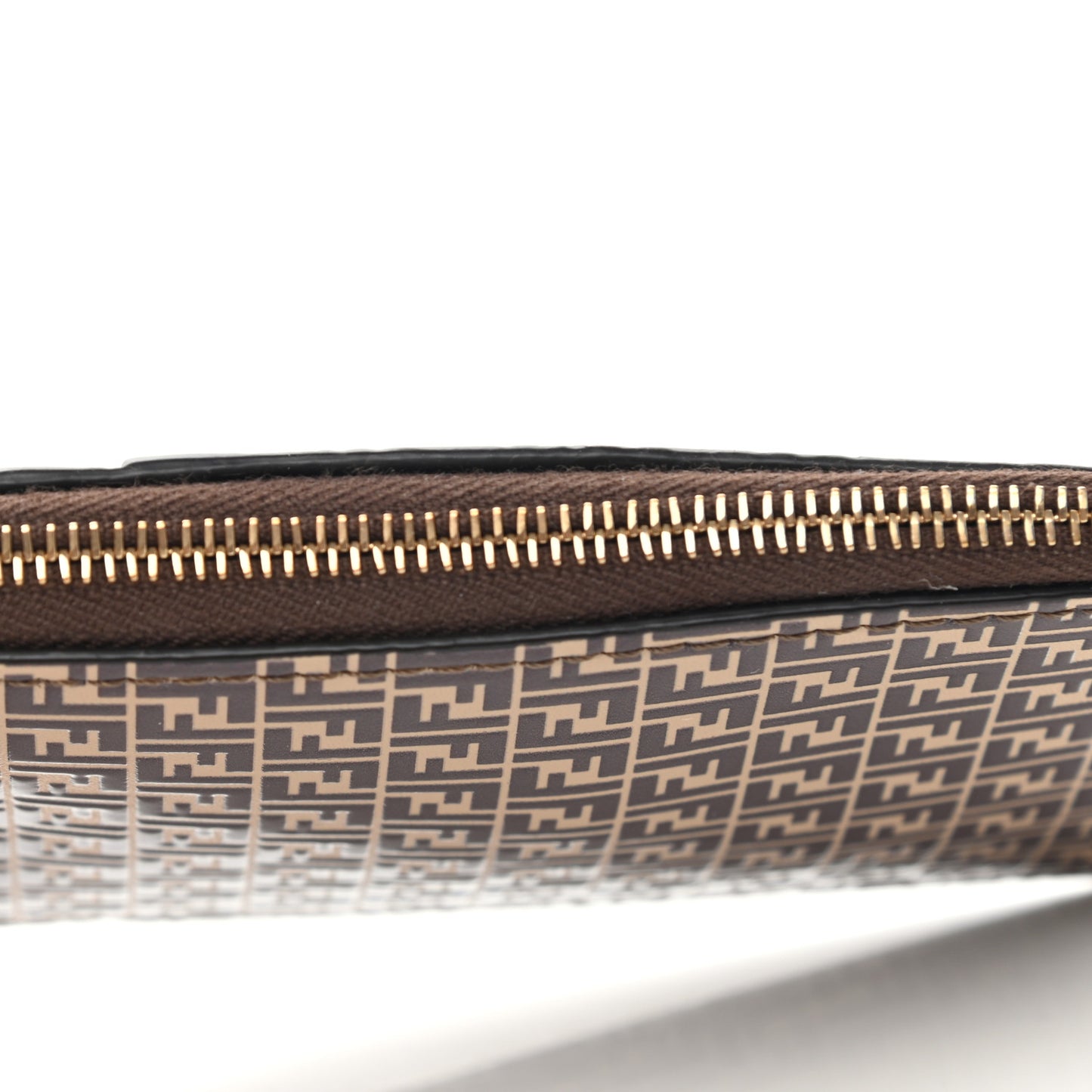 Vitello Liberty Micro FF Embossed O'Lock Card Holder Beige Amido Maya