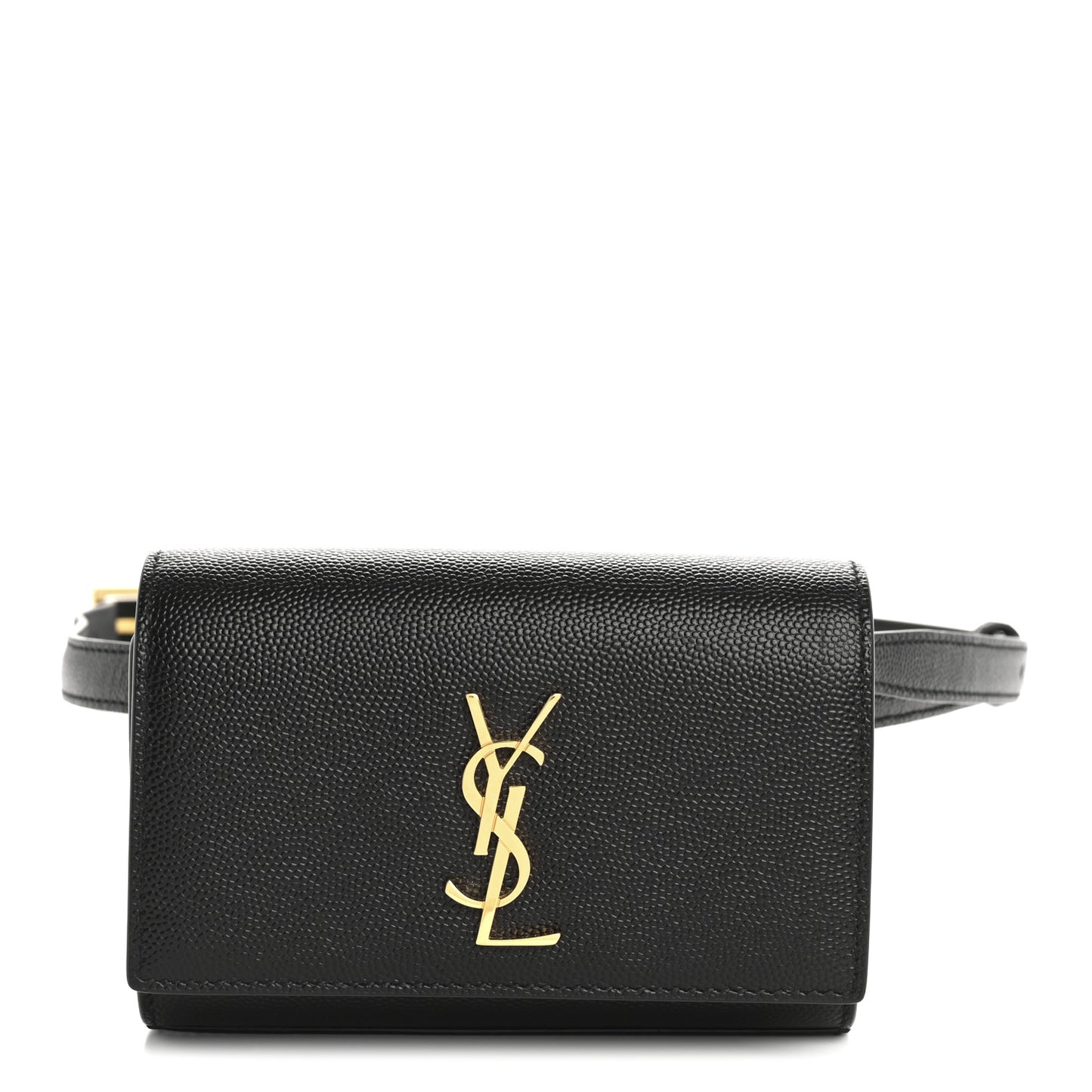 Grain De Poudre Monogram Kate Belt Bag Black