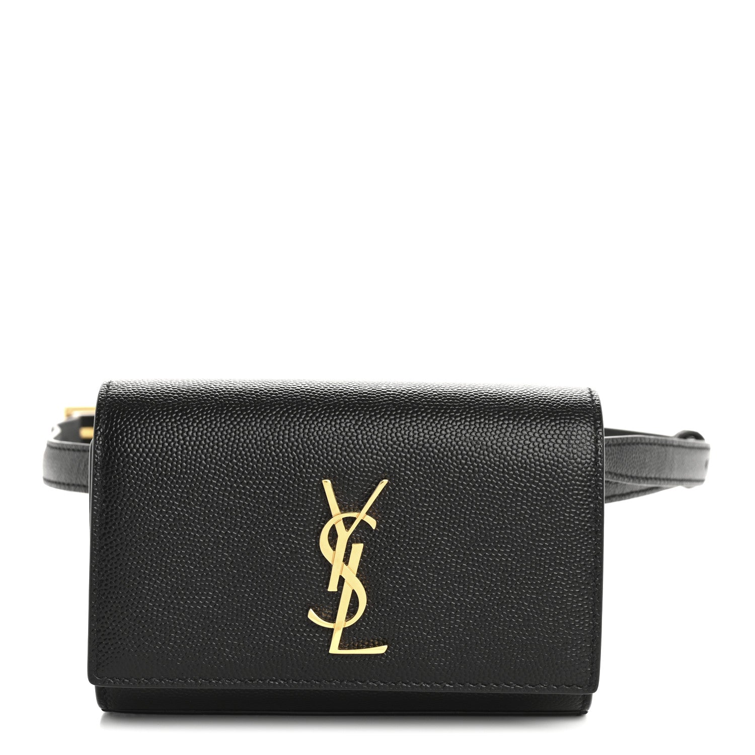 Saint Laurent Grain De Poudre Monogram Kate Belt Bag Black 1 of 12