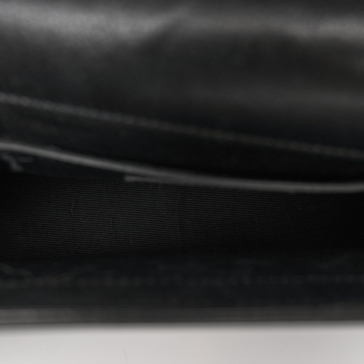 Saint Laurent Smooth Calfskin Medium Braided Monogram Kate Satchel Black 5 of 11