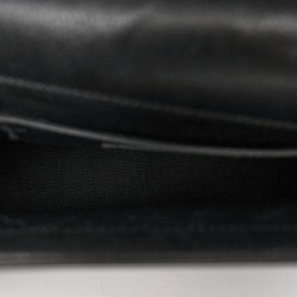 Saint Laurent Smooth Calfskin Medium Braided Monogram Kate Satchel Black 5 of 11