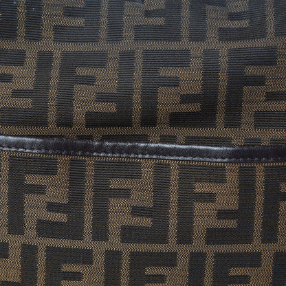 Fendi Zucca Vitello Chef Crossbody Bag Tobacco Moro 13 of 14