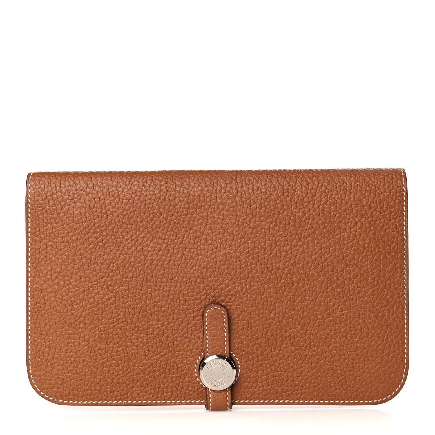 Hermes Togo Dogon Duo Wallet Gold 3 of 8