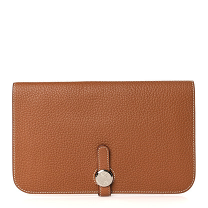 Hermes Togo Dogon Duo Wallet Gold 3 of 8