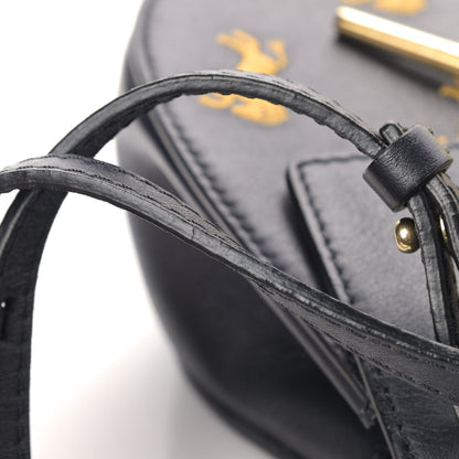 Chloe Calfskin Little Horses Embroidered Mini Drew Bijou Shoulder Bag Full Blue 13 of 13