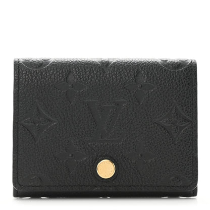Louis Vuitton Empreinte Business Card Holder Black 1 of 9