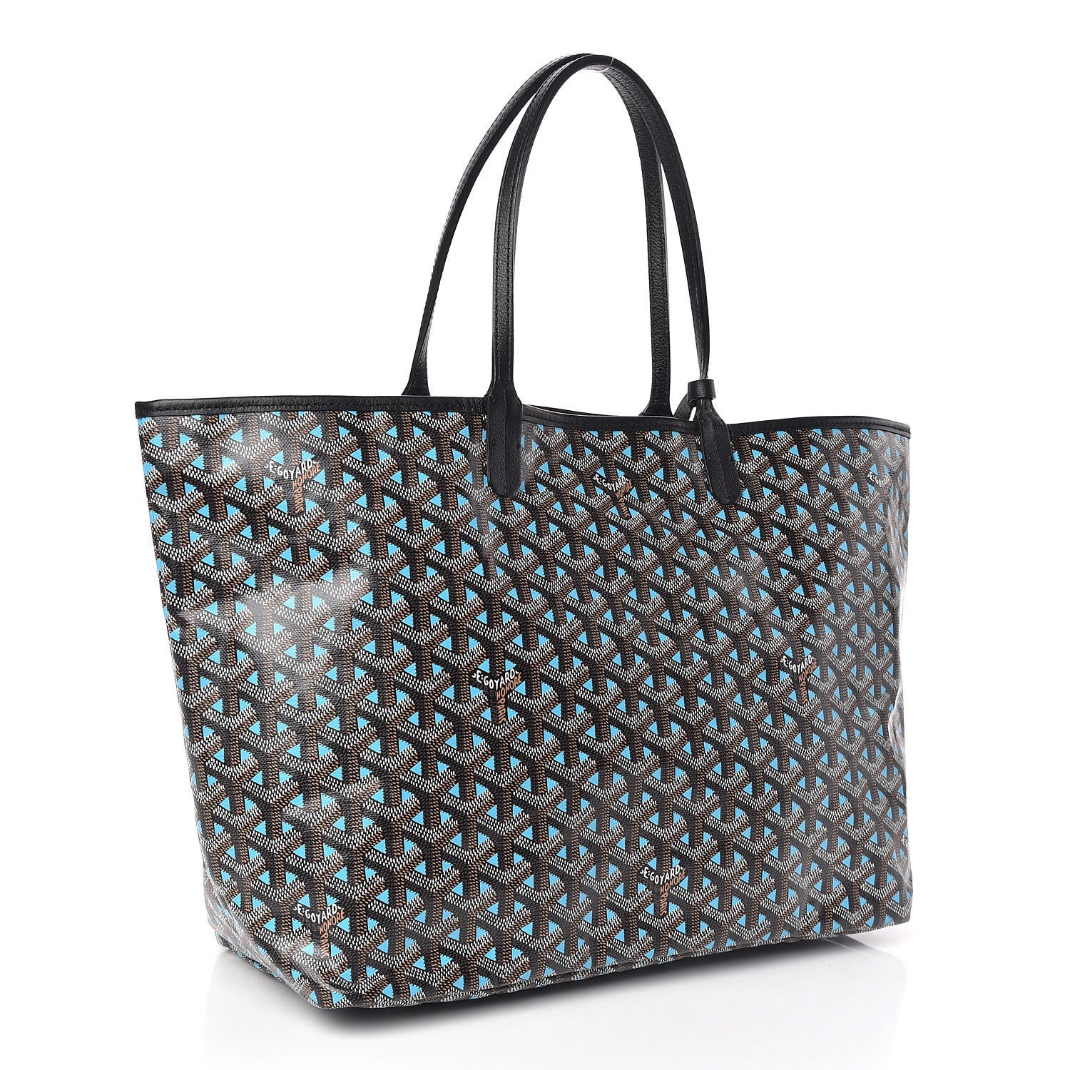 Goyard Goyardine Saint Louis Claire Voie PM Black Blue 3 of 9