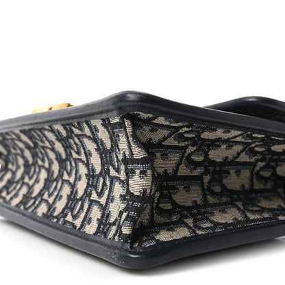 Christian Dior Oblique 30 Montaigne Flap Bag Blue 10 of 10